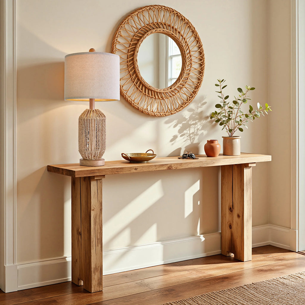 23.75" Twine Resin Table Lamps Retro Lamp Set of 2 for Bedroom Living Room